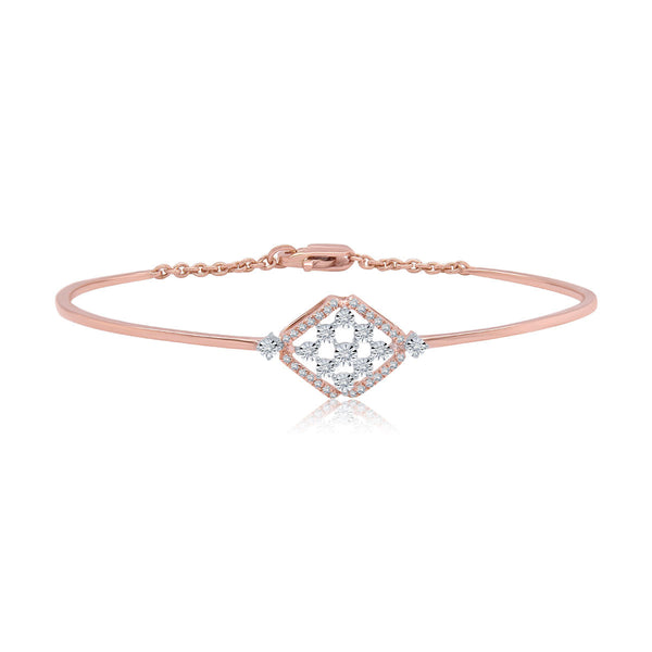 Diamond Studded Rhombus Bracelet