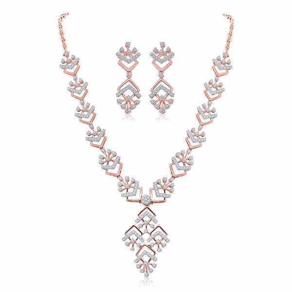 Pristine Snowflake Diamond Set