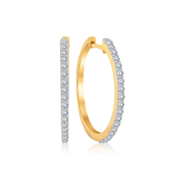 14kt Yellow Gold Diamond Bali