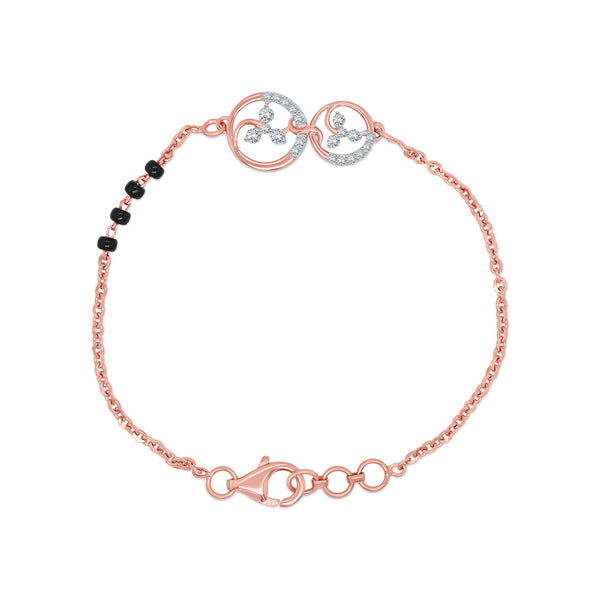 Beyond Time Diamond Mangalsutra Bracelet