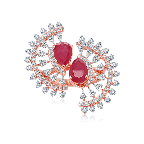 Classic Diamond Cocktail Ring