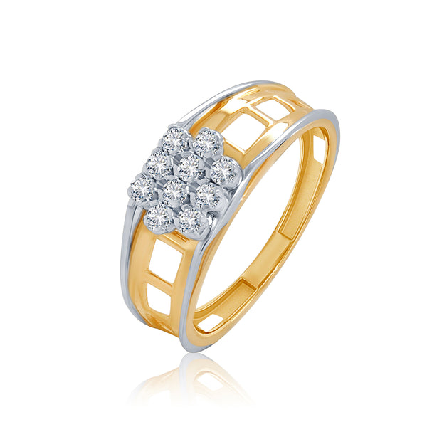 Dashing Gold & Diamond Ring
