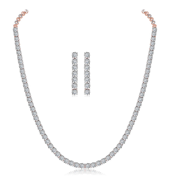 Diamond String Necklace Set