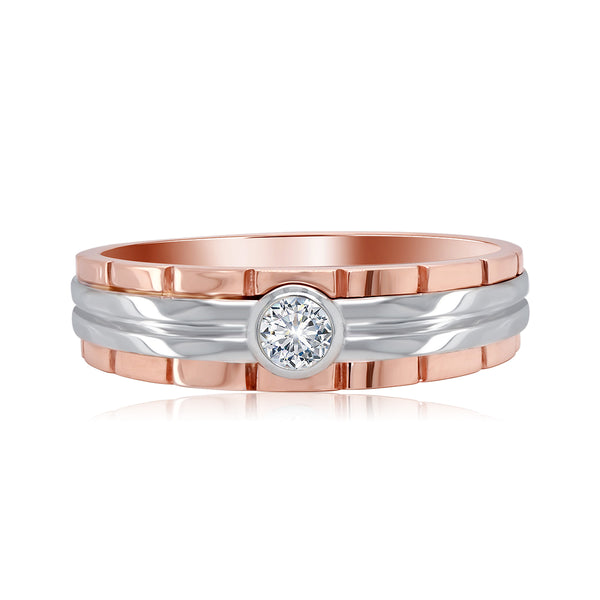 Divine Dual Tone Diamond Ring