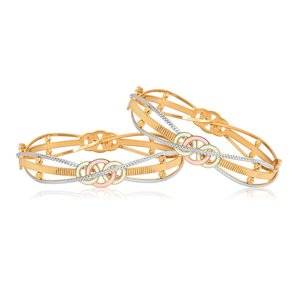 Elegant 22kt Gold Bangles