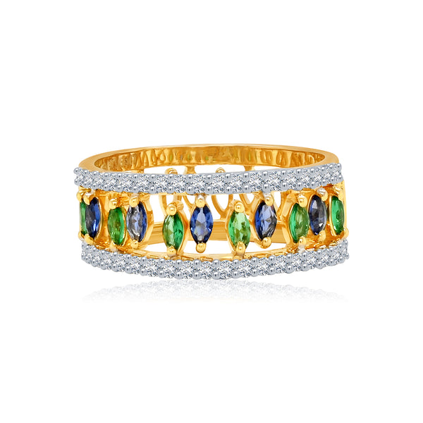 Enchanting Gemstone Band
