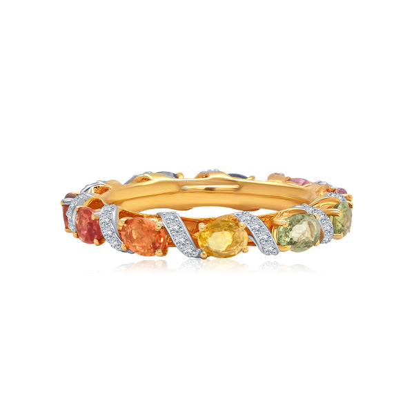Enchanting Gemstone Band