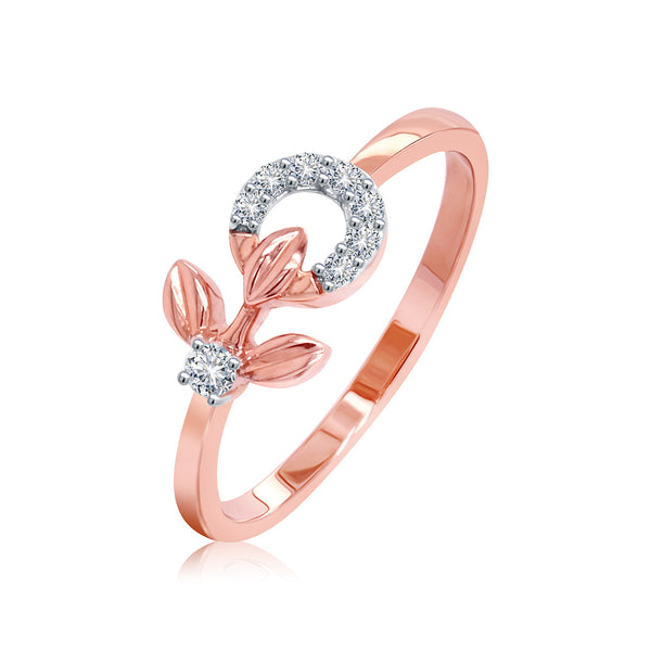 Floral Diamond Ring for Subtle Elegance