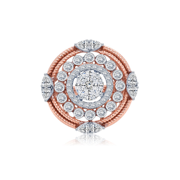Glamorous Diamond Cocktail Ring