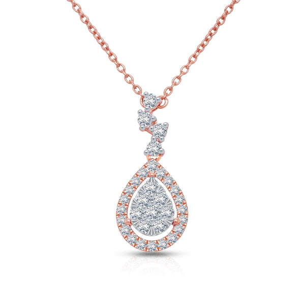 Interwoven Diamond Pendant