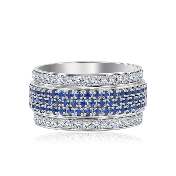 Intricate Gemstone Band