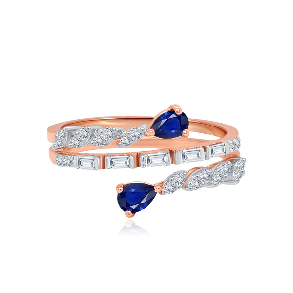 Intricate Gemstone Band