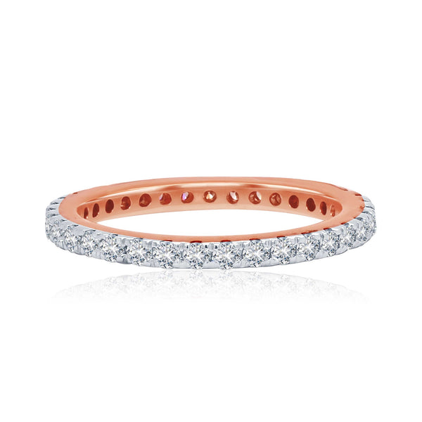 Melodic Embrace Diamond Eternity Band