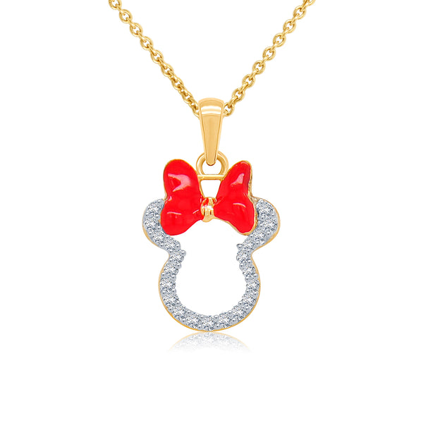 Minnie's Iconic Bow Pendant