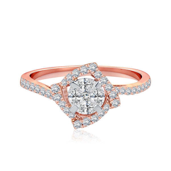 Pearlescent Promise Diamond Ring