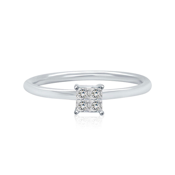 Sovereign Princess Cut Diamond Ring