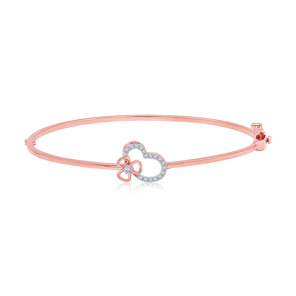 Sparkling Heart Diamond Bracelet