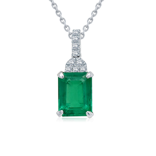 The Emerald Diamond Pendant