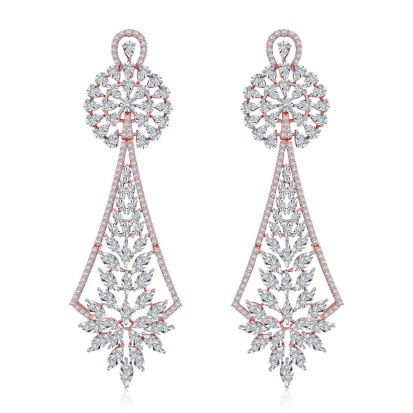 The Perfect Long Diamond Earrings