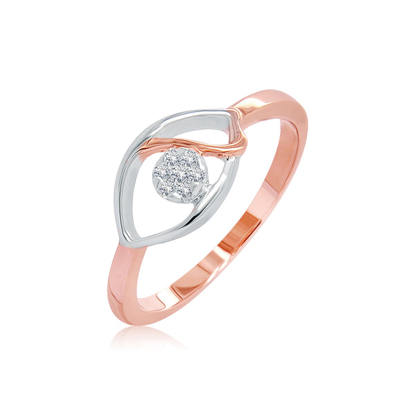 Two Tone Diamond Ring