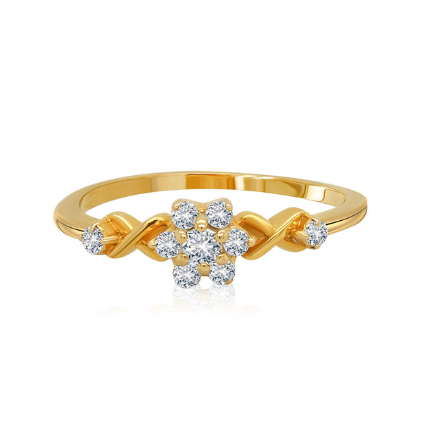 Uncover Twisted Elegance Diamond Ring