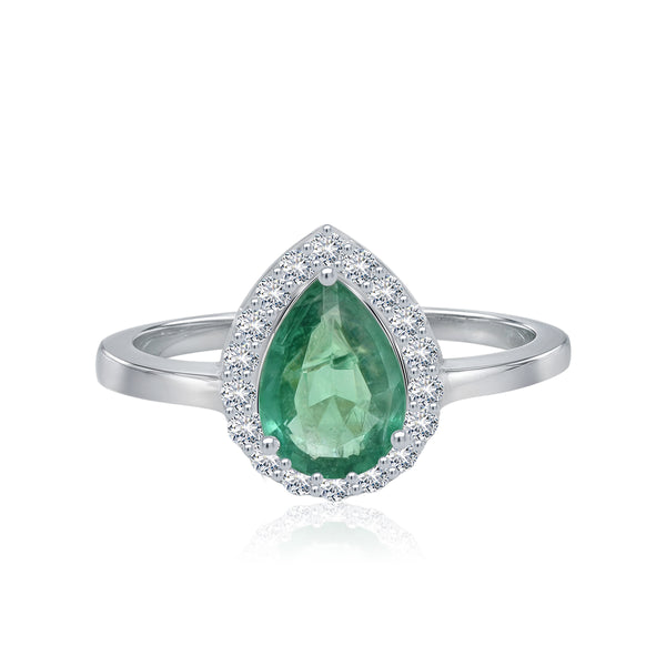 Vintage Emerald & Diamond Ring