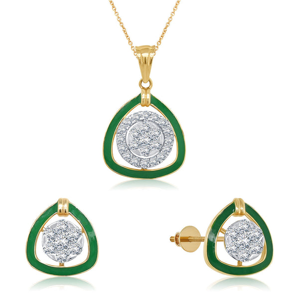 Dramatic Incircle Pendant Set