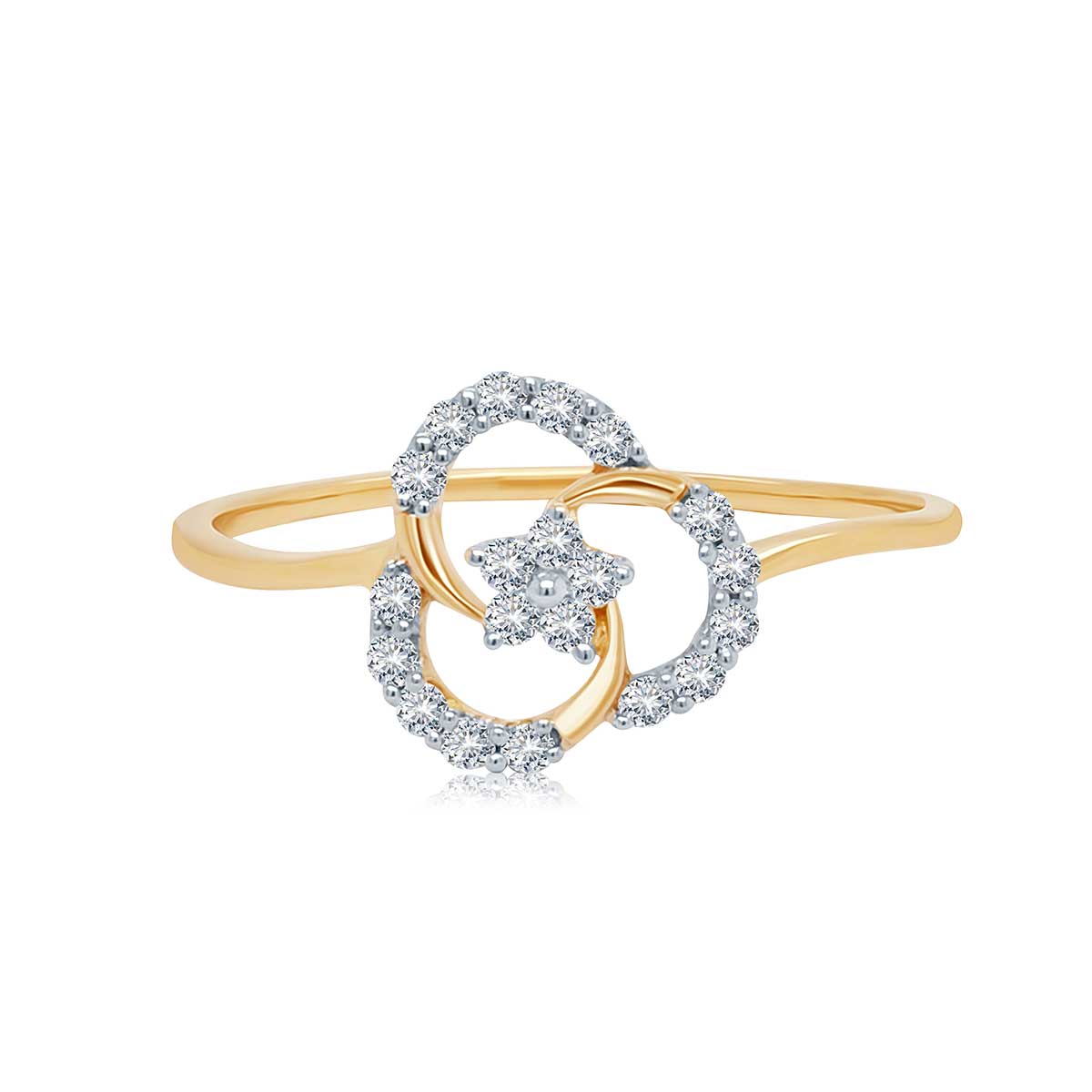Elemental Diamond Ring in 14kt Yellow Gold | Classic Elegance ...