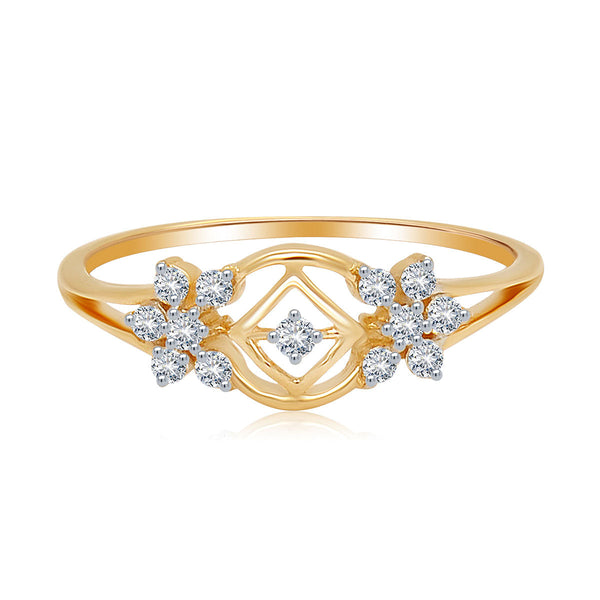 Floral Petals Diamond Ring