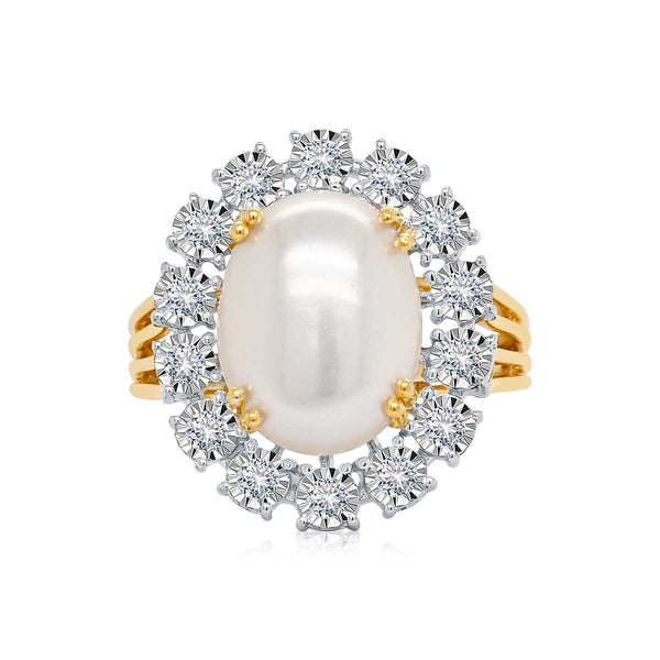 Ivory Love Cocktail Ring