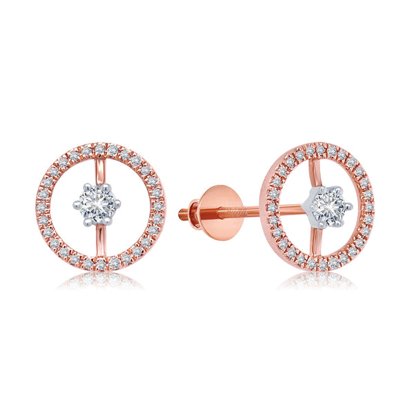 Splendid Circlet Diamond Studs