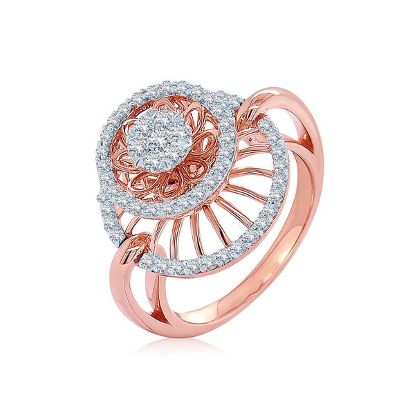 Splendour Lines Diamond Ring
