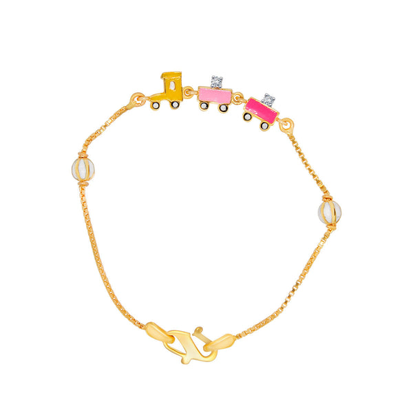 Toy Train Diamond Bracelet